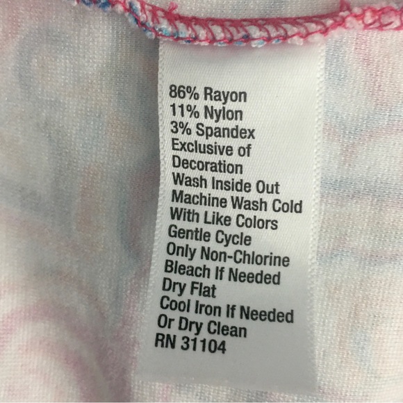 Crown & Ivy Petite XL Dress 3/4 Sleeve Split Front V-Neck Stretch Vibrant Print - Picture 16 of 16